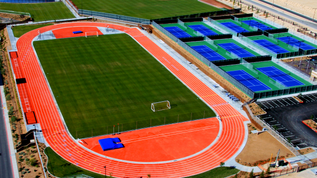 track and tennis court surfacing