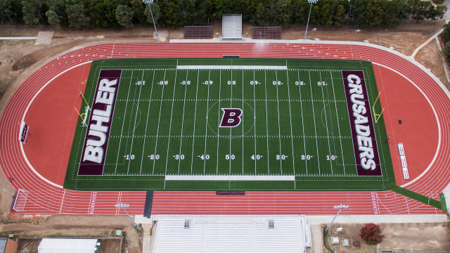 athletes running on Beynon tracks